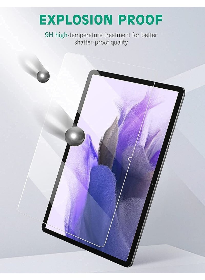 erorex Galaxy Tab S7 FE Screen Protector Clear, Tempered Glass for Galaxy Tab S7 FE 5G (12.4 Inch) SM-T730 / SM-T736B (transparent)  - Image 4