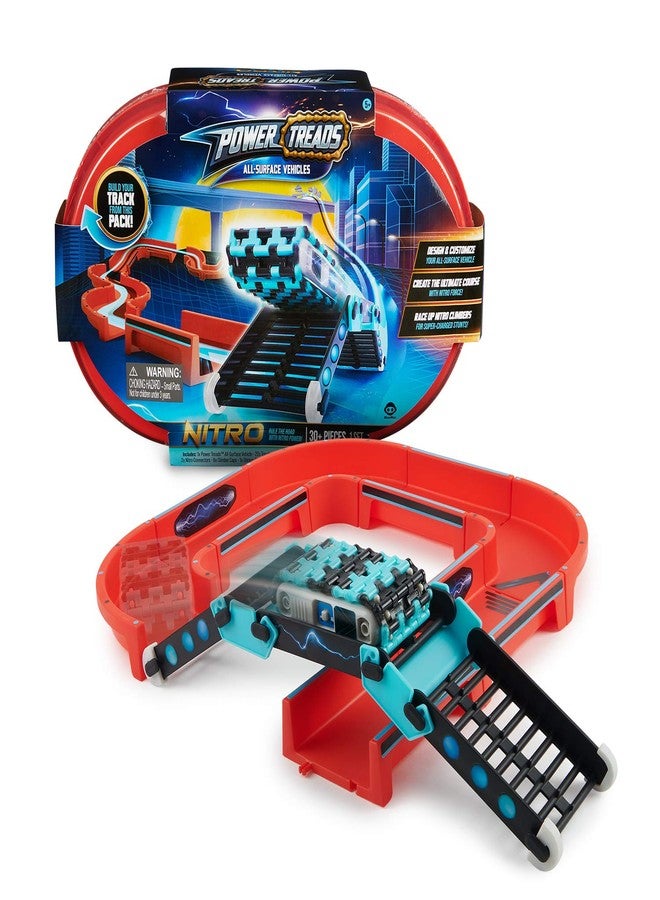 WowWee Power Treads - Nitro Stunt Pack - All-Surface Toy Vehicles - 30+ Pieces, Multicolor - Image 1