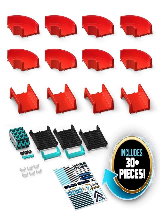 WowWee Power Treads - Nitro Stunt Pack - All-Surface Toy Vehicles - 30+ Pieces, Multicolor - Image 3