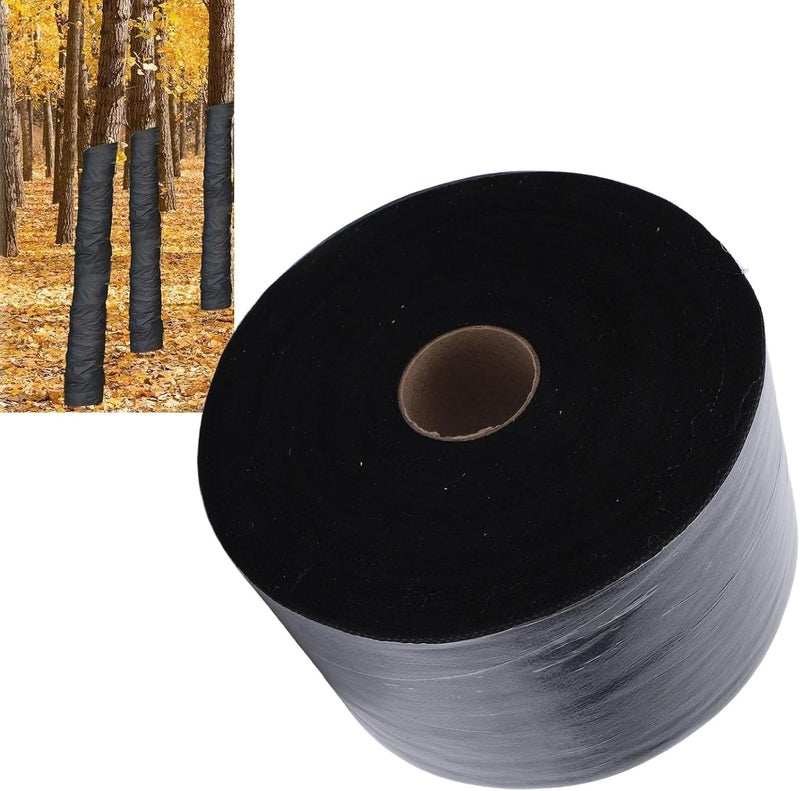 Black Widened Nonwoven Antifreeze Tree Protector Wrap, Winter Proof Guard for Keeping Warm with Tree Antifreeze Wrap (10cm*80m) - Image 3