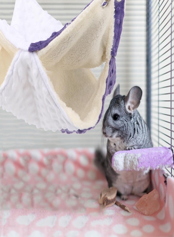Reshiho Guinea Pig Hammock Rat Hanging Bunk Bed for Small Pets, M - Image 5