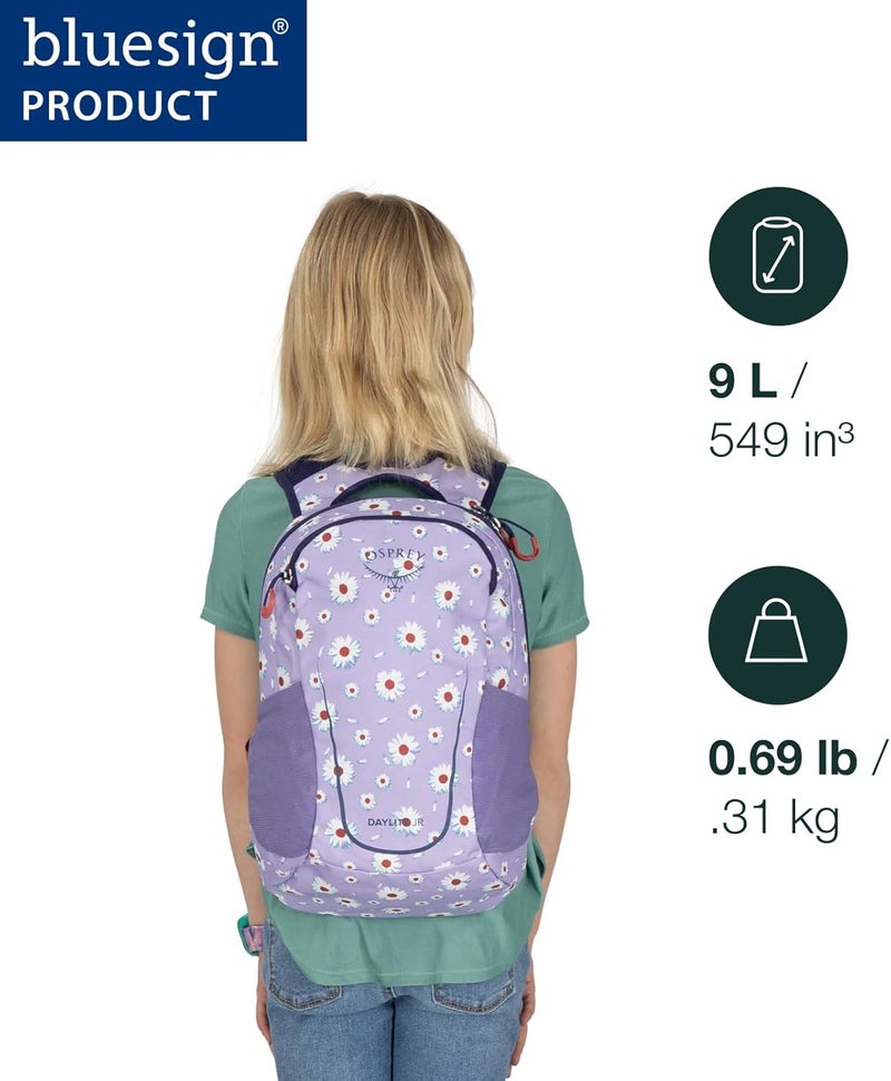 Osprey Daylite Jr. Kids' Commuter Backpack - Space Travel Print/Antique Blue - Image 2