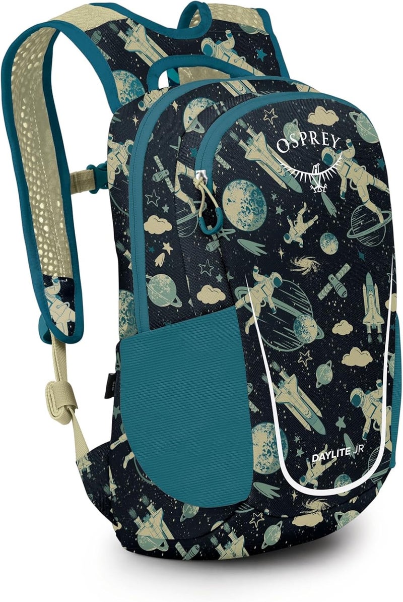 Osprey Daylite Jr. Kids' Commuter Backpack - Space Travel Print/Antique Blue - Image 1