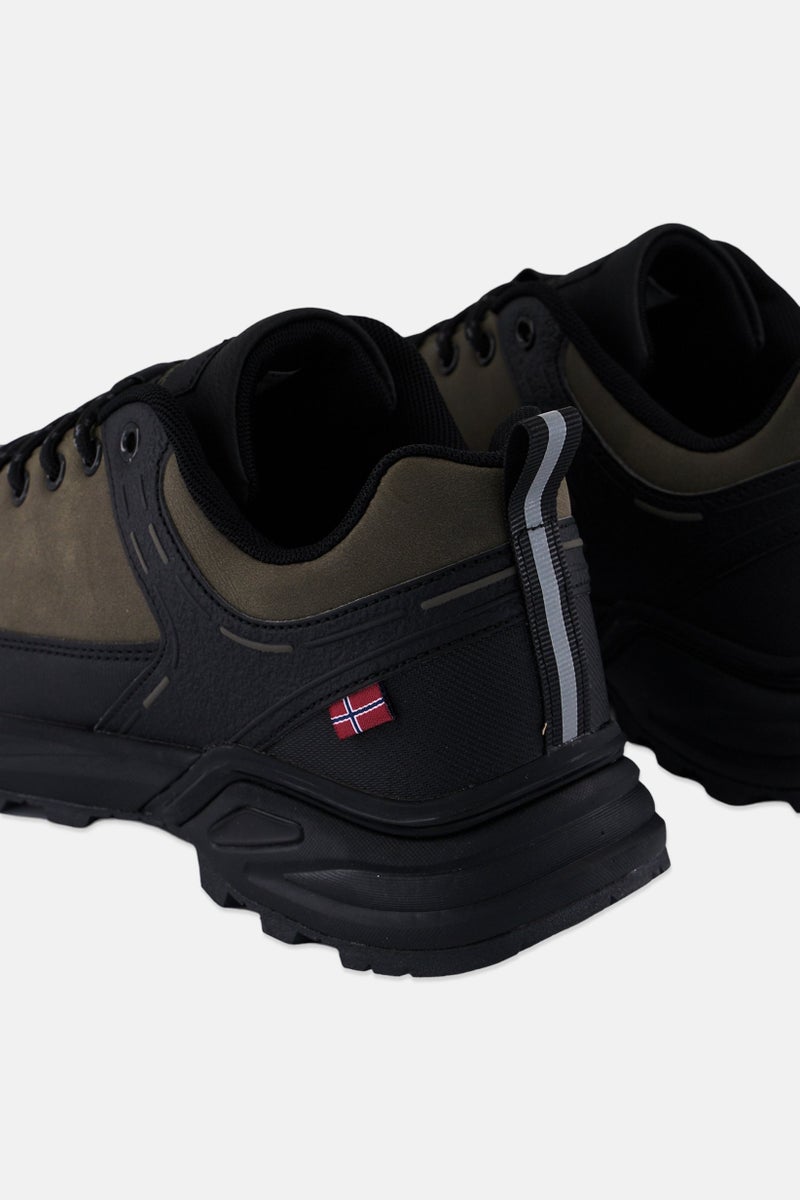 Nordland Men Lace Up Outdoor Shoes, Deep Olive  - Image 2