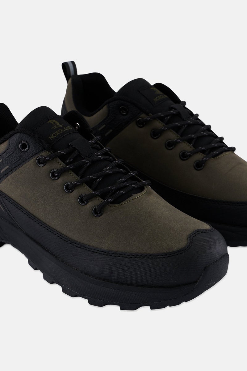 Nordland Men Lace Up Outdoor Shoes, Deep Olive  - Image 3