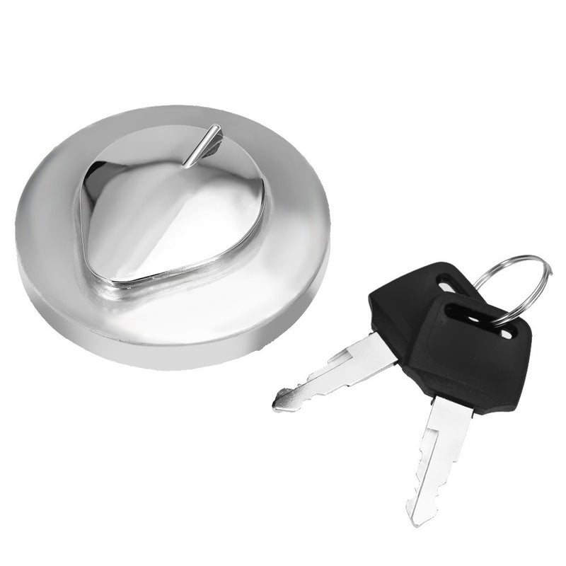 Fuel Gas Tank Door Cover Cap Fuel Filler Door Cover WKeys Replacement for Honda Shadow Rebel MAGNA VTX VT600 750 1100 1300