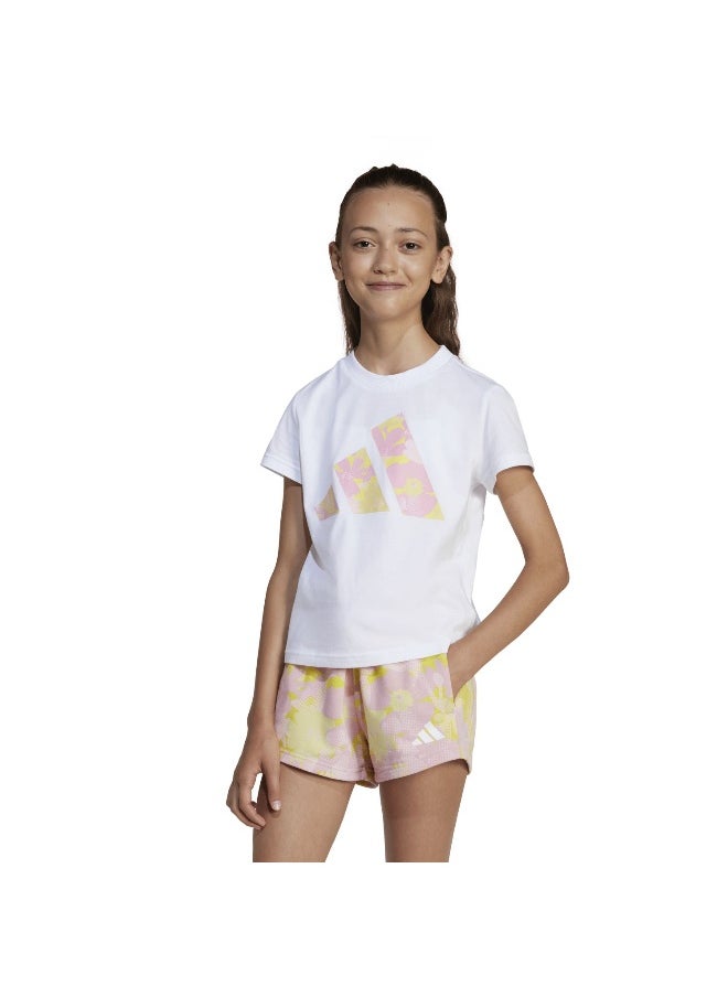 Adidas - adidas seasonal essentials flower juniors women t-shirt - Image 1