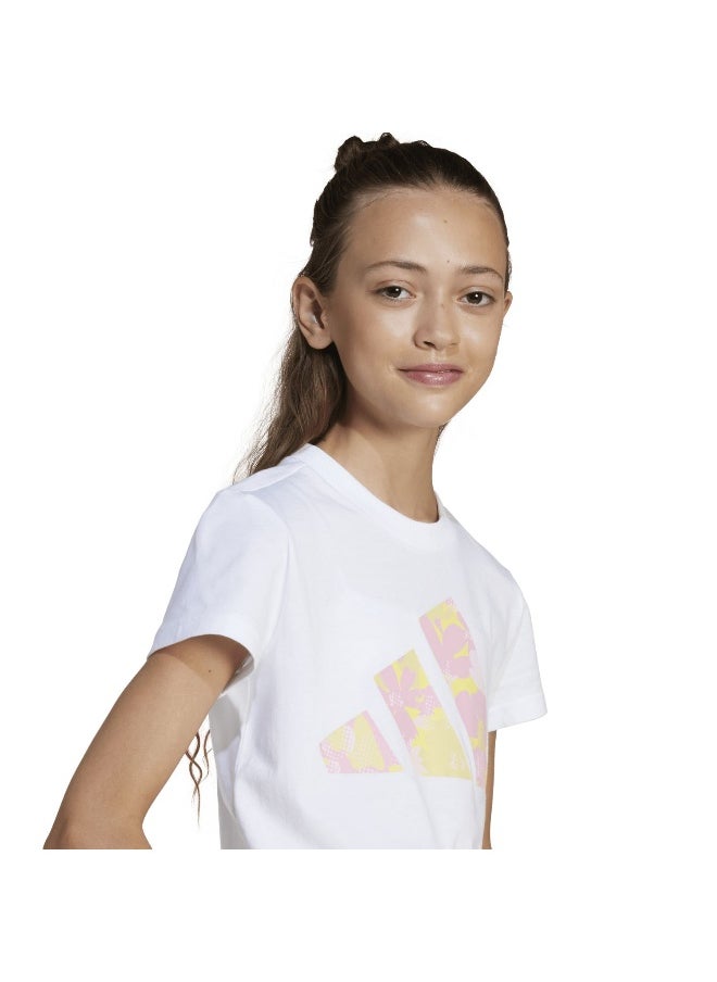 Adidas - adidas seasonal essentials flower juniors women t-shirt - Image 1