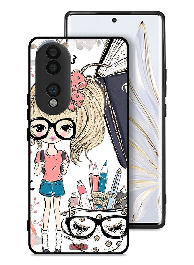 Tolwak Honor 70 Protective Case Cover Unicorn Girl Art - Image 1