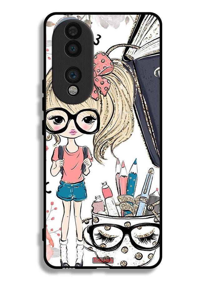 Tolwak Honor 70 Protective Case Cover Unicorn Girl Art - Image 2