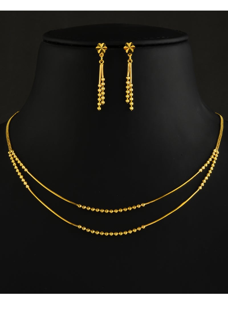 BAFLEH JEWELLERY Crafted to Shine, Designed to Feel Weightless – Discover Bafleh Jewellery’s Lightweight 22kt Gold Necklace Set 