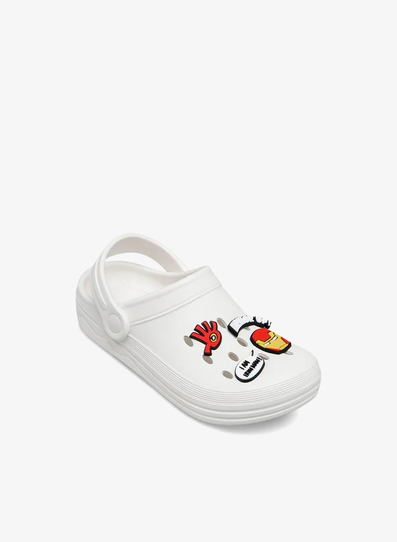مارفل Boys Iron Man Jibbitz Charm Clogs