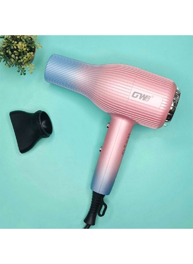 Professional Hair Dryer with Diffuser Nozzle Ionic Fast Drying Blow Dryer Hot & Cold Air Lightweight Low Noise Hair Dryer for Women Salon Home Hair Styling Tool - Image 2