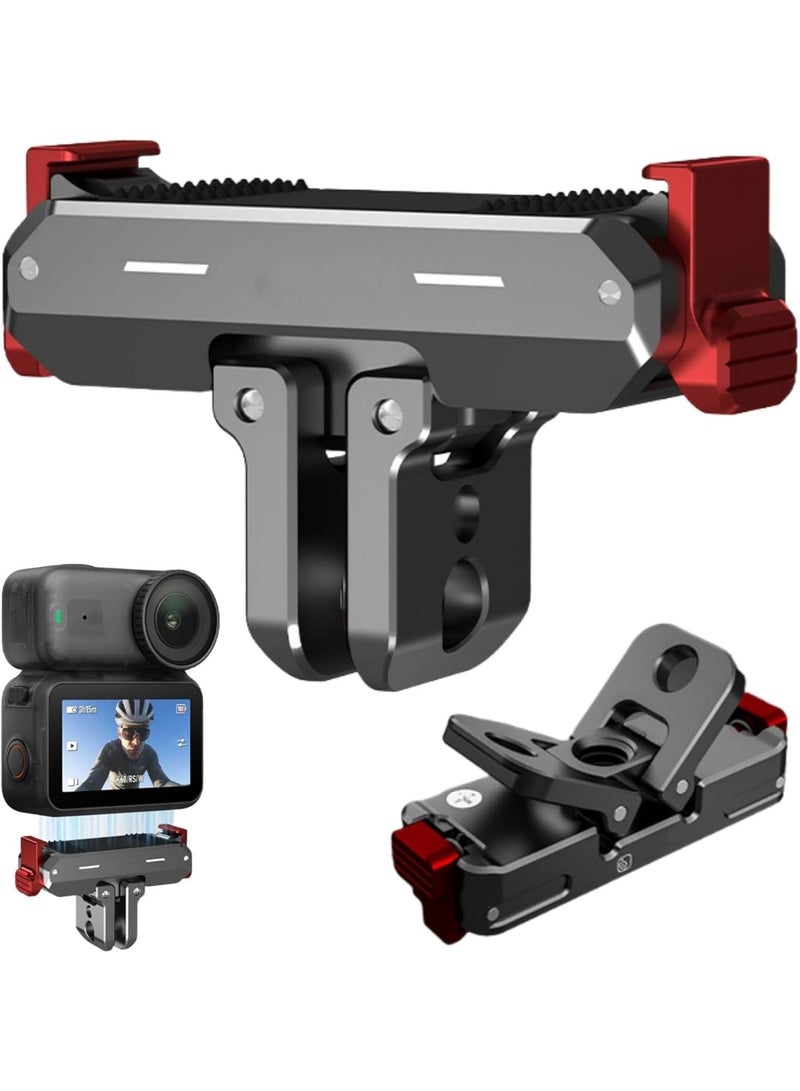 جبل الإفراج السريع المغناطيسي لـ DJI Osmo Nano ، مع مخابل قابلة للطي 1/4 محول الإفراج السريع عن ثقب المسمار المعدني لـ DJI Osmo Nano - Image 1