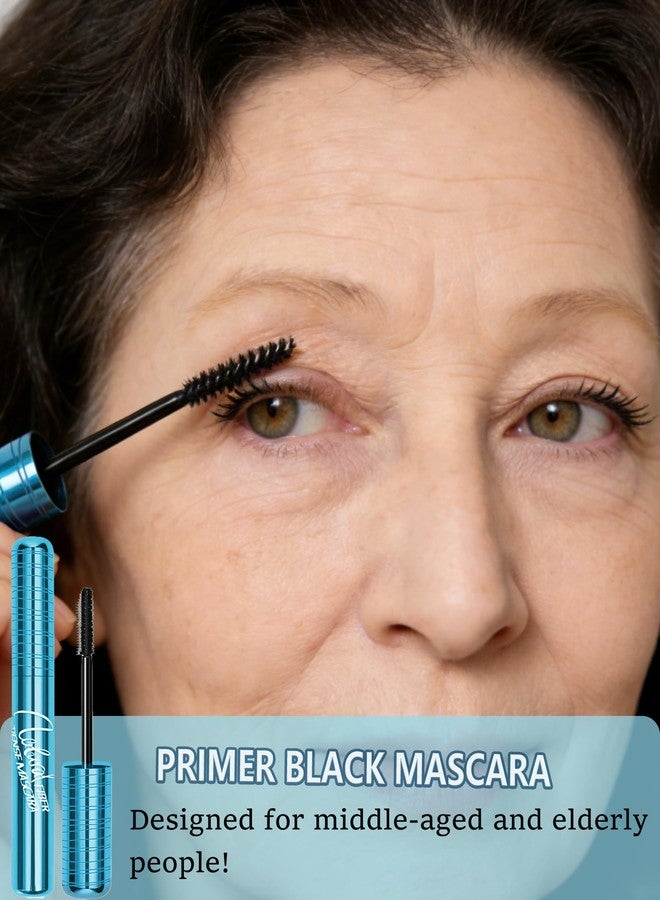 DuaTana Mascara for Older Women 60 Plus,Black Waterproof Mascara Lengthening for Seniors,Prime Mascaras Volumizing Hypoallergenic Máscara with Thinning Lashes for Sensitive Eyes, Smudge-proof Long Lasting - Image 2