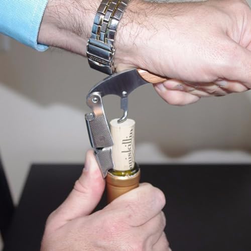 Hodaqe Wine Bottle Opener, Professional Stainless Steel Corkscrew for Beer, Key for Servers, Bartenders, Sommeliers and Hobbyists - Image 2