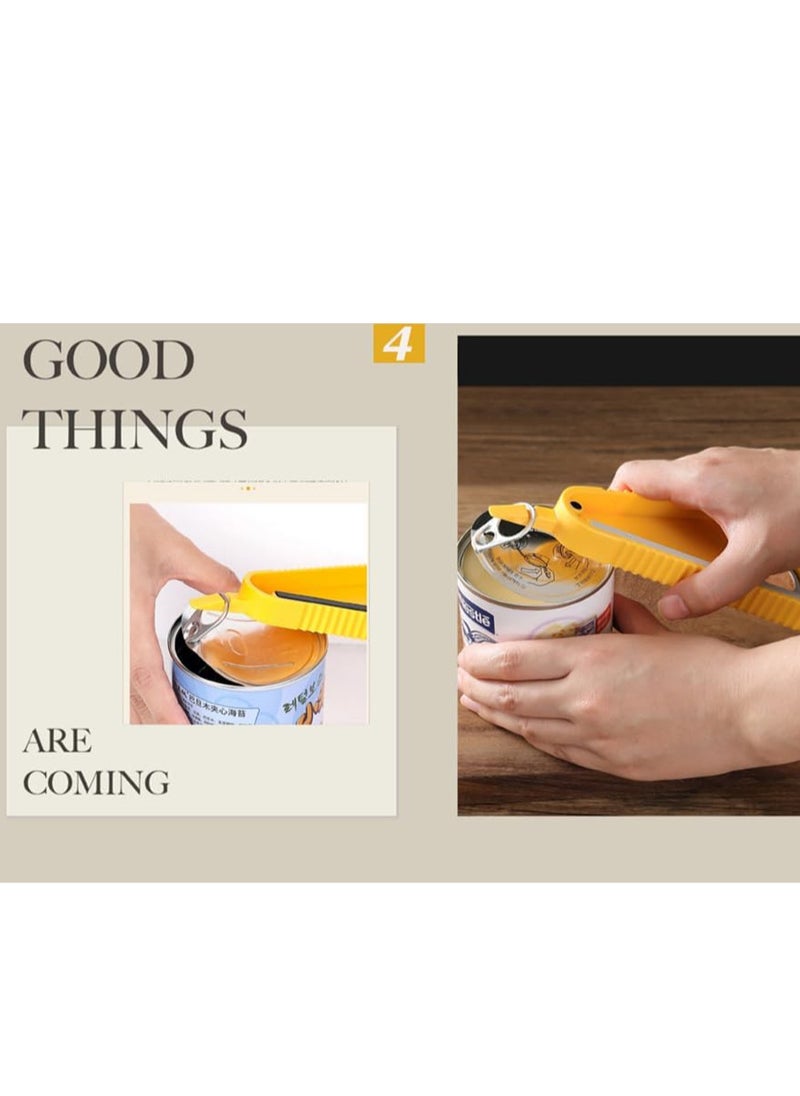 Generic - 2PCS Easy Grip 4in1 Jar Opener Effortless Opening for Weak Hands - Multifunctional Kitchen Tool for Bottles Cans Jars and More Essential Home Assistance   ﻿ - Image 1