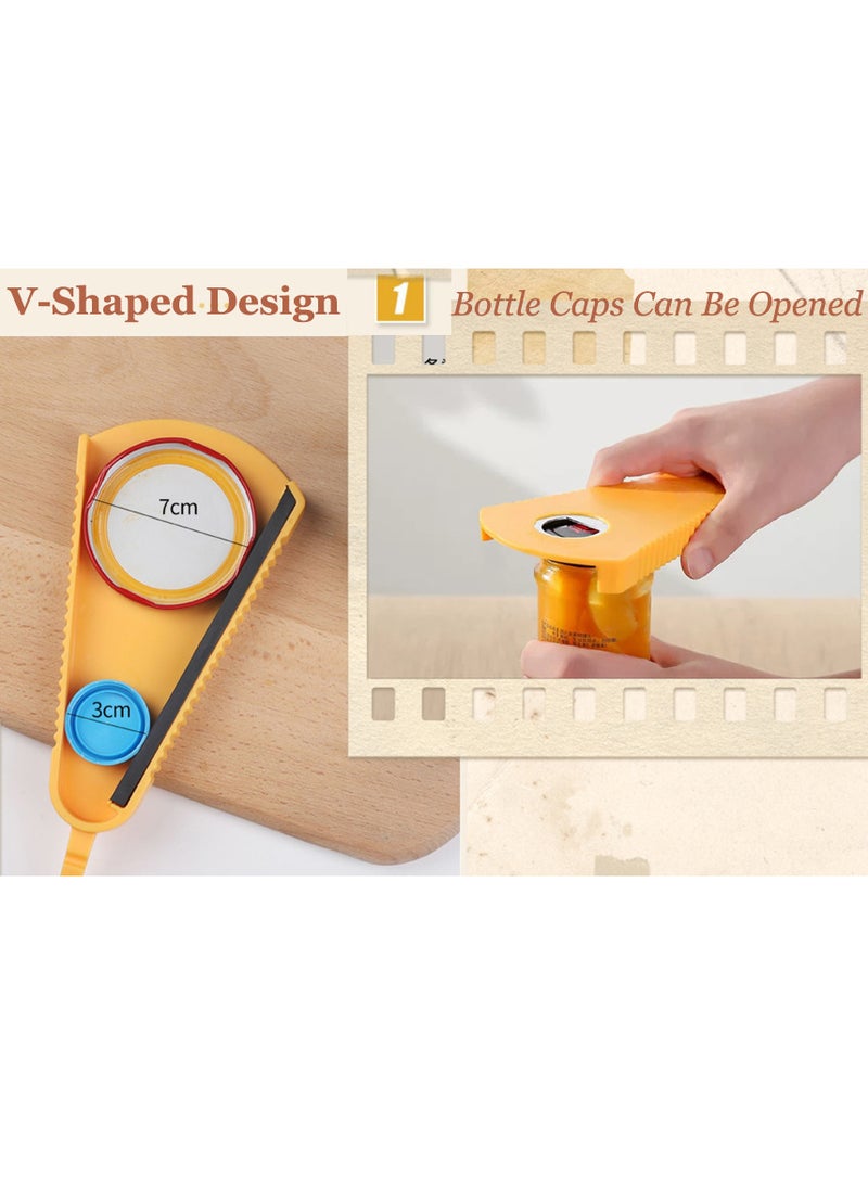 Generic - 2PCS Easy Grip 4in1 Jar Opener Effortless Opening for Weak Hands - Multifunctional Kitchen Tool for Bottles Cans Jars and More Essential Home Assistance   ﻿ - Image 1