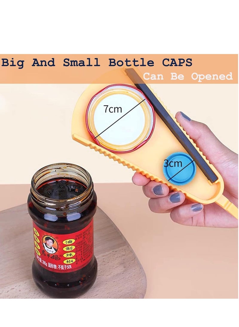 Generic - 2PCS Easy Grip 4in1 Jar Opener Effortless Opening for Weak Hands - Multifunctional Kitchen Tool for Bottles Cans Jars and More Essential Home Assistance   ﻿ - Image 1