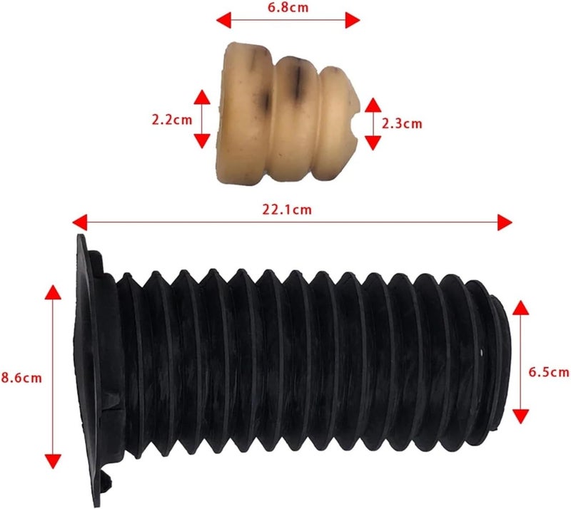 Wivplex Car Front Shock Absorber Boot Set - Image 2