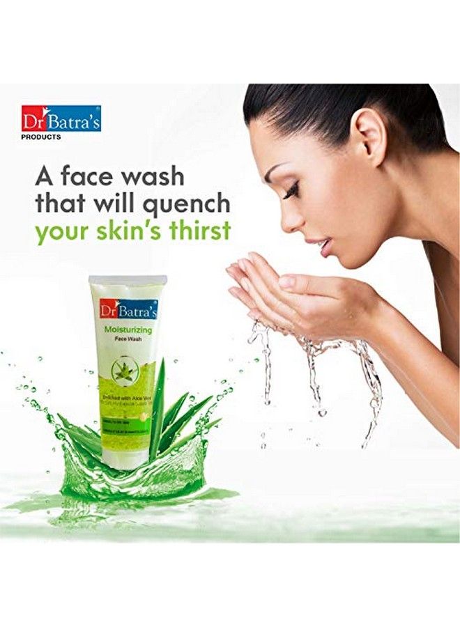 Dr Batra's Face Wash Daily Care 100 Gm Face Wash Moisturizing 100 Gm And Face Wash Instant Glow 50 Gm ( Pack Of 3 For Men And Women) - Image 4