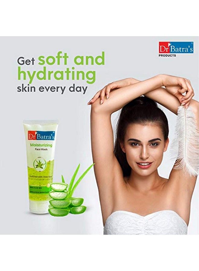 Dr Batra's Face Wash Daily Care 100 Gm Face Wash Moisturizing 100 Gm And Face Wash Instant Glow 50 Gm ( Pack Of 3 For Men And Women) - Image 3