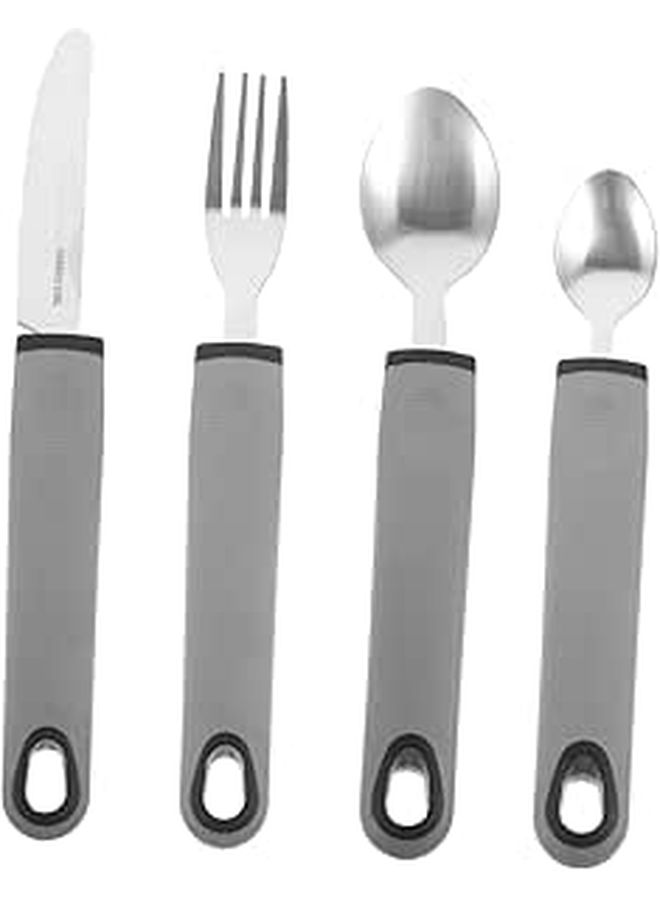 Ergonomic Adaptive Utensils Set Portable Spoon and Fork for Elderly - Image 1