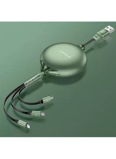 Foldable Triple Cafele Fast Charging Cable 1.2m