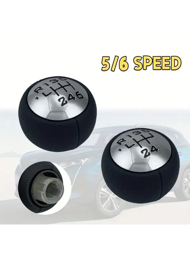 Black 6 Speed Manual Transmission Gear Shift Knob Replacement For Peugeot 307 308 3008 407 5008 807 Citroen C3 C4 C8 - Image 3