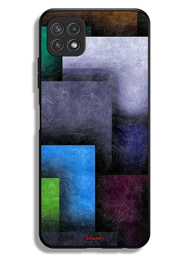 Tolwak Samsung Galaxy A22 5G Protective Case Cover Pattern - Image 1