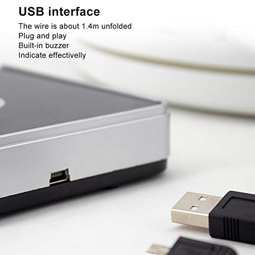 Thincol RFID Card Reader, UHF USB Desktop Reader Writer 902～928MHz Frequency, 50cm Contactless Proximity Sensor Built-in Buzzer, Compatible with ISO18000-6C, ISO18000-6B - Image 5