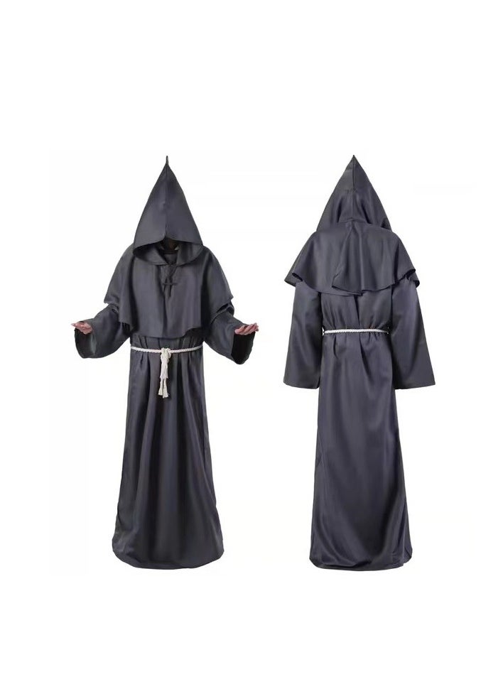 M MIAOYAN M MIAOYAN Halloween cosplay monk robe wizard costume priest costume stage costume  - Image 1