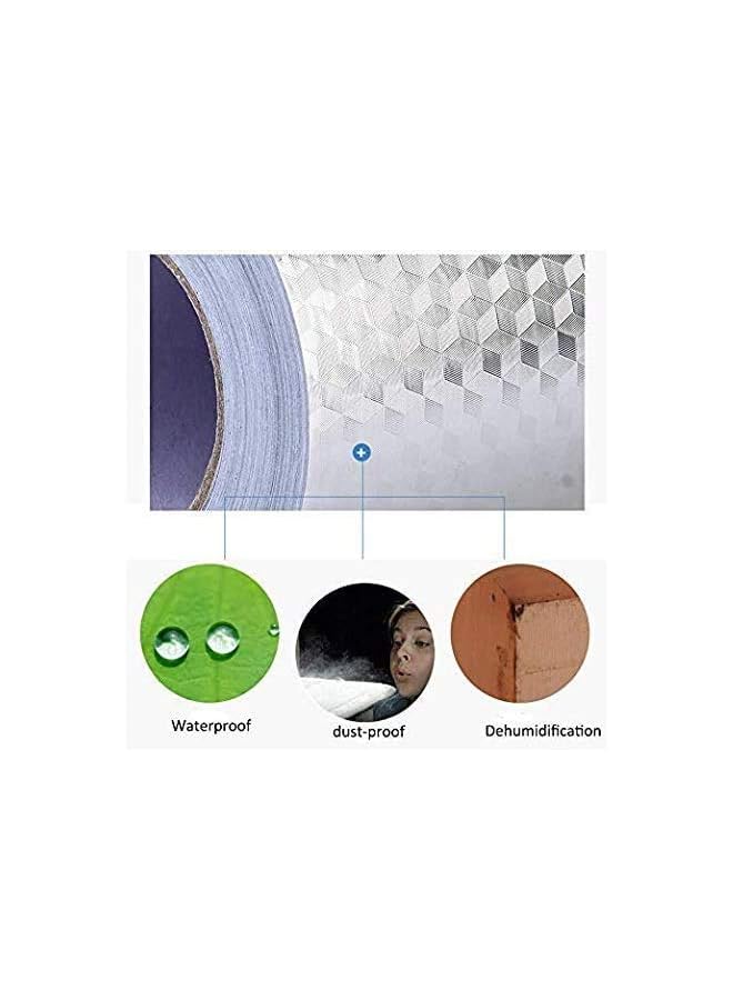 Zaboon ملصقات ورق الجدران الخلفية، ملصقات المطبخ ذاتية اللصق، ملصقات الألمنيوم للمطبخ، ملصقات مقاومة للزيت وماء، ملصقات موقد المطبخ - 15.6 × 117 بوصة (النمط 1) - Image 4