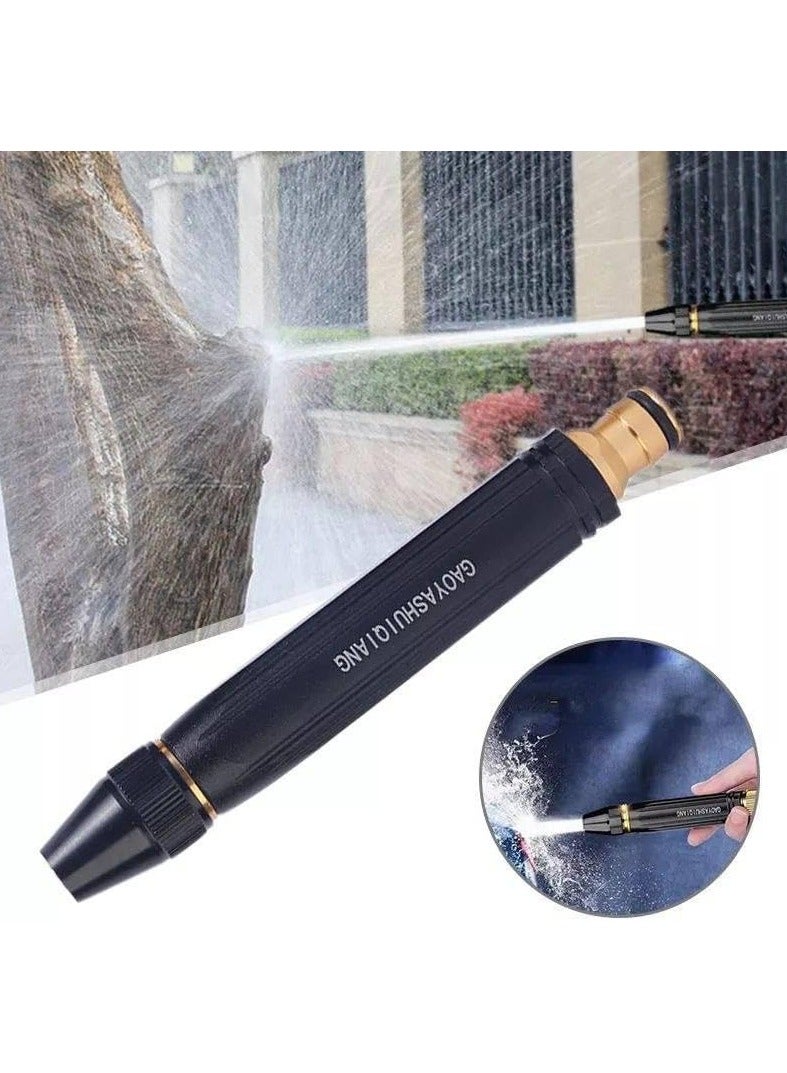 Car Washing High Pressure Water Gun Nozzle,Garden Hose Nozzle Spray - High Pressure Metal Water Gun Sprinkler,Adjustable Metal Nozzle Garden Hose Sprinkler - Image 2