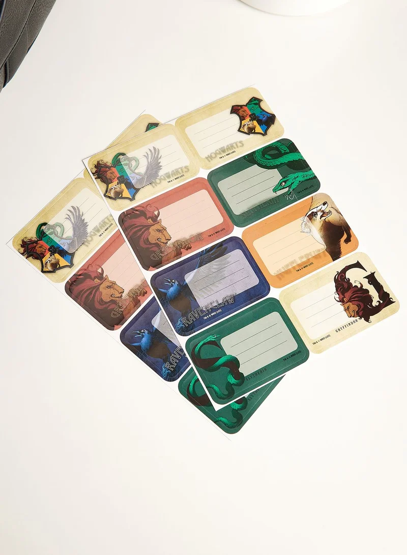 Harry Potter Multicolour Harry Potter School Labels Stickers