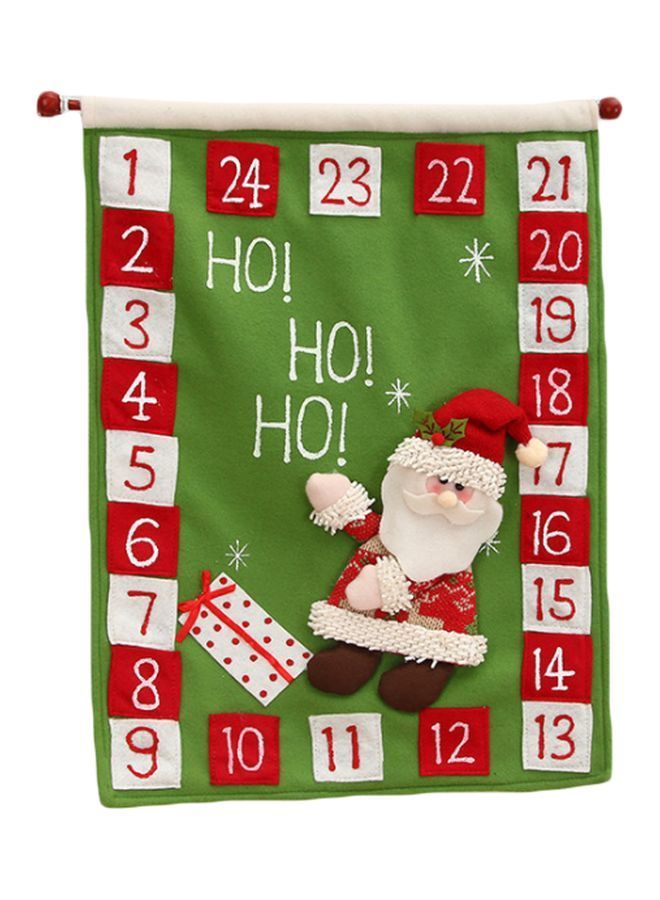 Y&D Decorative Door Hanging Red/Green/White 45x50cm  - Image 1