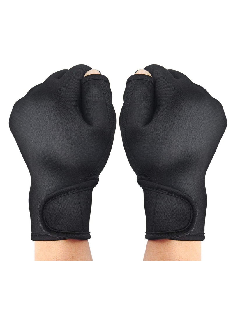 Y&D KASTWAVE Aquatic Gloves for Helping Upper Body Resistance, Webbed Swim with Wrist Strap, Well Stitching, No Fading, Sizes Men Women Adult Children Fitness Water Resistance Training  - Image 3