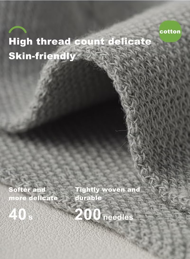 infino Men's Breathable Mesh Cotton Ankle Socks - 5 Pairs, Lightweight and Comfortable for Spring, Summer, and Fall - Image 4