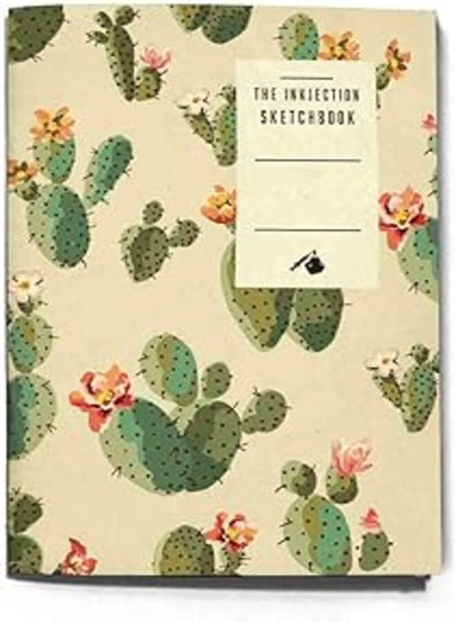 THE INKJECTION A5171L, A5 Notebook Natural Catcus design