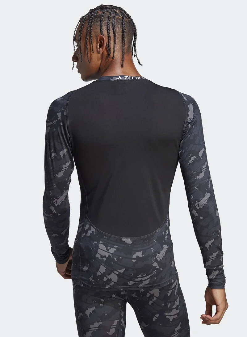 Adidas Techfit Aop T-Shirt
