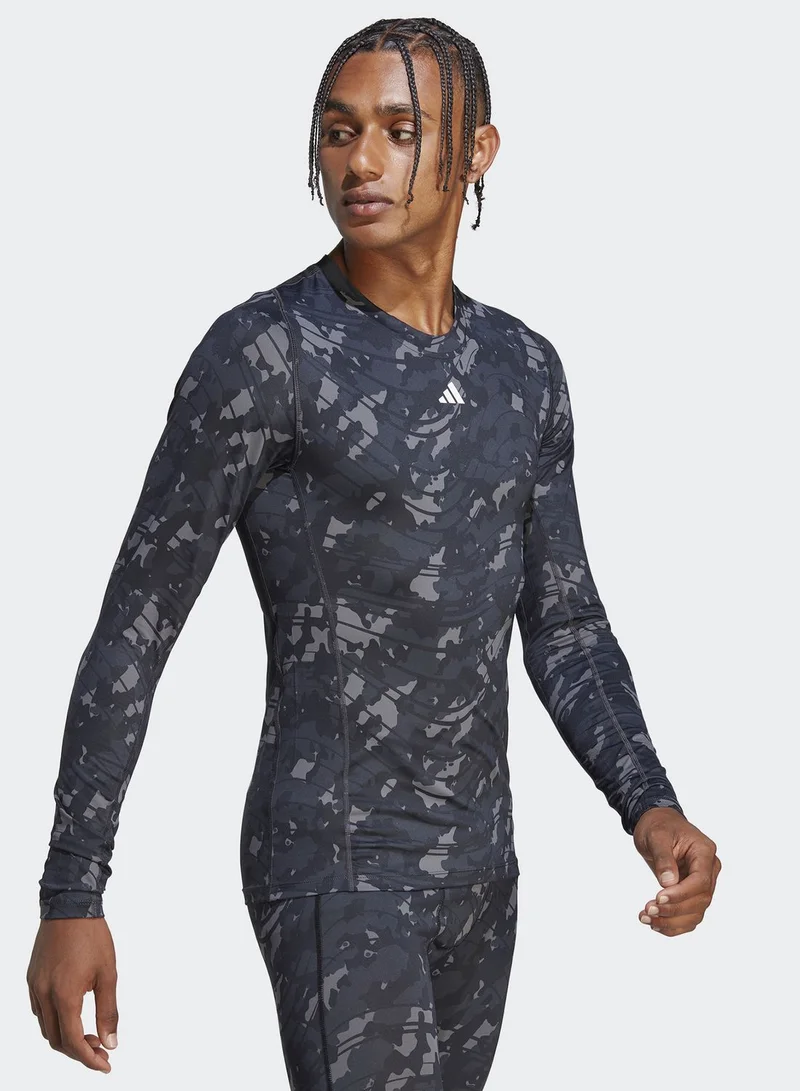 Adidas Techfit Aop T-Shirt