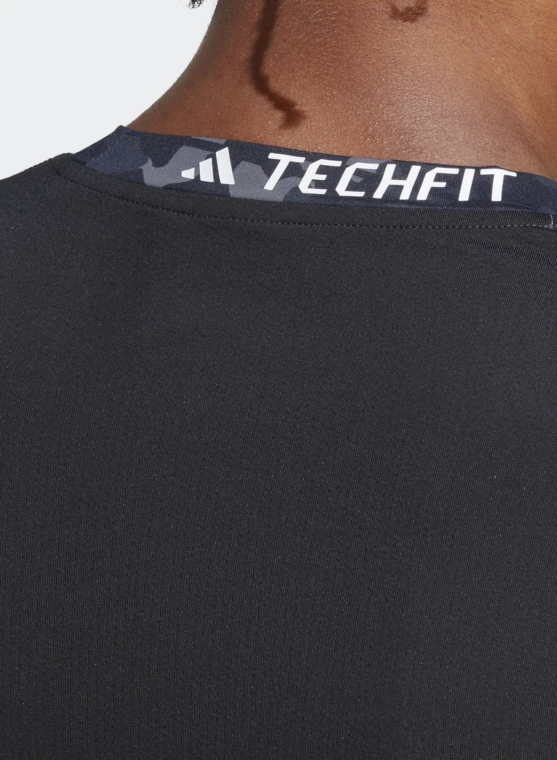 Adidas Techfit Aop T-Shirt