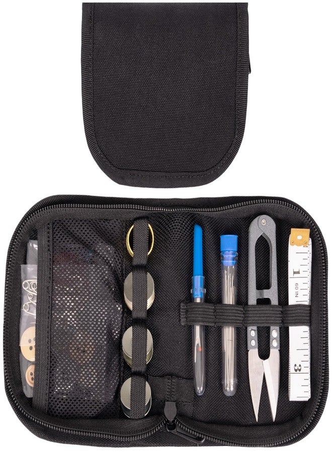 VEPKOIT Military Sewing Kit,Army Survival Kit with Buttons for Men or Women,Small Repair Tools Zipper Closure in Durable Nylon Case Adults Basic Home Outdoor,Travel - Image 1