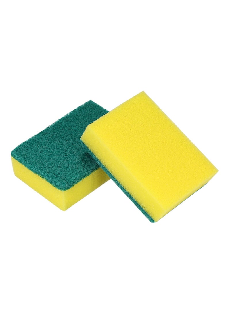 AMM 20pcs Multi-purpose Double-faced Sponge Scouring Pads Dish Washing Scrub Sponge Stains Removing Cleaning Scrubber Brush for Kitchen Garage Bathroom - Image 2
