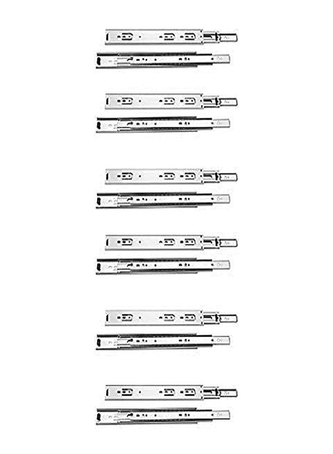 SANJARI Telescopic Channel 4 Ball Bearing Drawer Channel for Modular Kitchen, Set of 6 (10 INCH) - Image 3