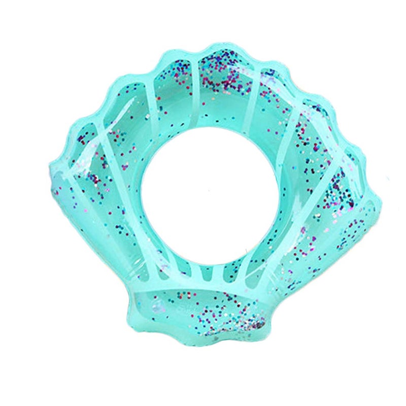 ZaH Shell Swim Rings for Kids Adults Pool Swimming Ring Inflatable Float Raft Water Swim Tube Summer Beach Party Decoration (Blue, Adults) - Image 5