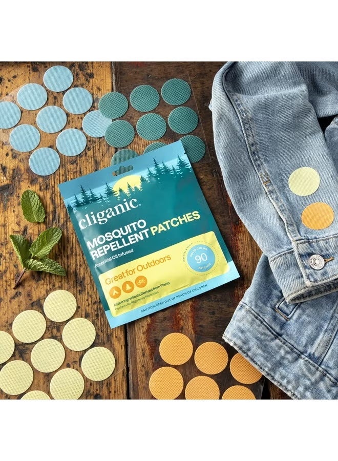 Cliganic Mosquito Repellent Patches (90 Pack) - Patches for Children and Adults with Citronella Essential Oil - Image 2