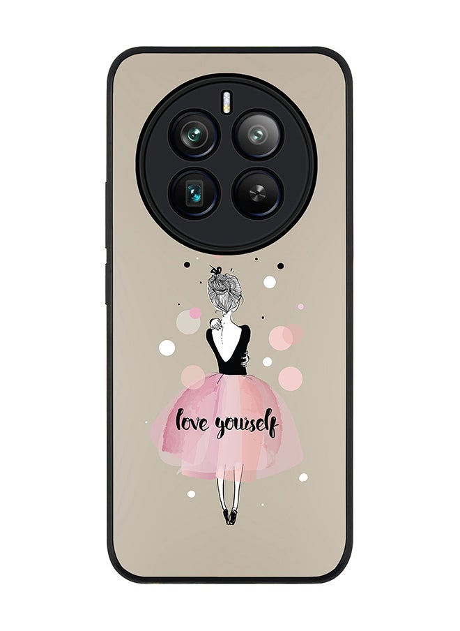 Stylizedd Rugged Black edge case for Realme 12 Pro / Realme 12 Pro Plus 5G, Slim fit Soft Case Flexible TPU Gel Thin Cover -  Love Yourself  - Image 1