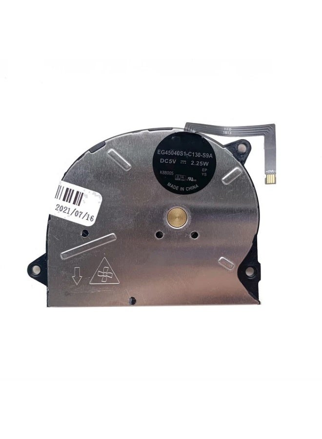 مروحة تبريد بديلة لوحدة المعالجة المركزية (CPU) لجهاز Lenovo IdeaPad 720S-13، 720S-13IKB، 720S-13ARR، رقم القطعة EG45040S1-C130-S9A، تعمل بجهد 5 فولت تيار مستمر، 4 دبابيس. - Image 1