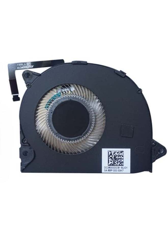 مروحة تبريد بديلة لوحدة المعالجة المركزية (CPU) لجهاز Lenovo IdeaPad 720S-13، 720S-13IKB، 720S-13ARR، رقم القطعة EG45040S1-C130-S9A، تعمل بجهد 5 فولت تيار مستمر، 4 دبابيس. - Image 2